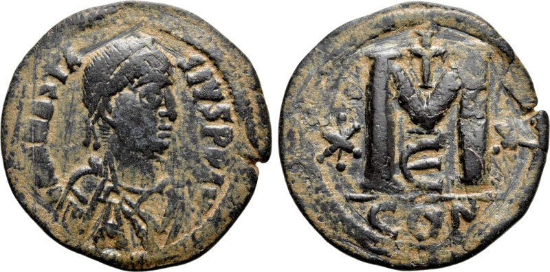 ANASTASIUS I (491-518). Follis. Constantinople. 

Obv: D N ANASTASIVS P P AVG....