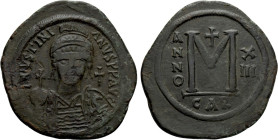 JUSTINIAN I (527-565). Follis. Carthage. Dated RY 13 (539/40)