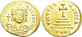 TIBERIUS II CONSTANTINE (578-582). GOLD Solidus. Constantinople