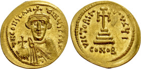 CONSTANS II (641-668). GOLD Solidus. Constantinople
