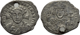JUSTINIAN II (Second reign, 705-711). AR Hexagram. Constantinople