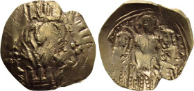 ANDRONICUS II with MICHAEL IX (1295-1320). GOLD Hyperpyron. Constantinople