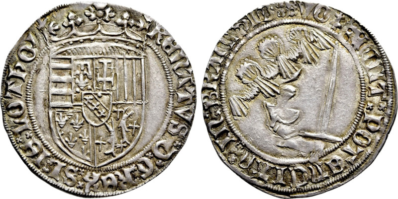 FRANCE. Lorraine. René II (1473-1508). Plaque. Nancy. 

Obv: RENATVS D G REX S...