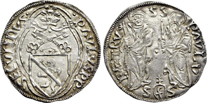 ITALY. Papal States. Paul II (1464-1471). Grosso. Macerata or Ancona. 

Obv: P...