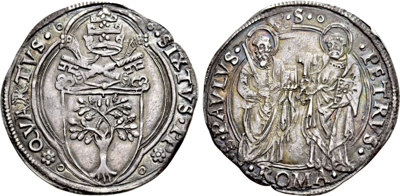 ITALY. Papal States. Sixtus IV (1471-1484). Grosso. Rome. 

Obv: SIXTVS PP QVA...