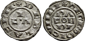 ITALY. Piacenza. Comune. Medaglia / Obolo. In the name of Corrado II (1140-1313)