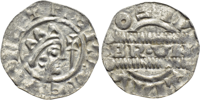 NETHERLANDS. Friesland. Bruno III van Brunswijk (1038-1057). Denar. Leeuwarden. ...