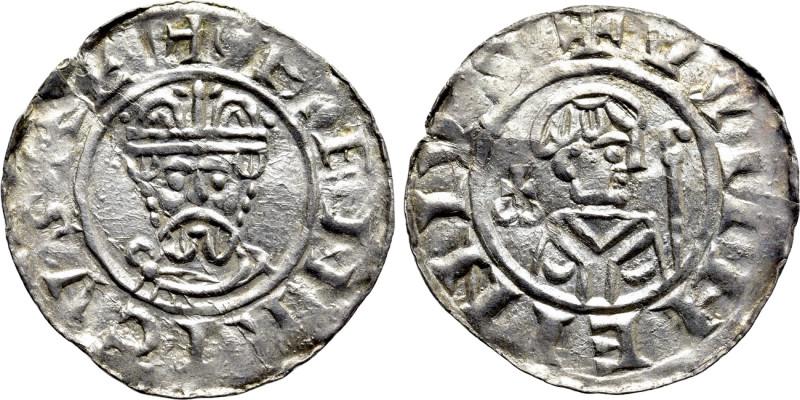 NETHERLANDS. Groningen. Wilhelm and Heinrich III-IV (1054-1076). Denar. 

Obv:...