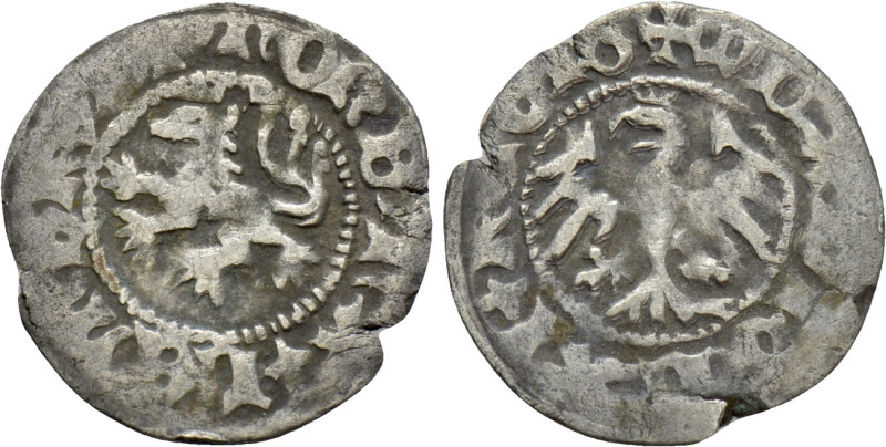 POLAND. Wladislaw II Jagiello (1386-1434). Half Grosch - Kwartnik. Lemburg. 

...
