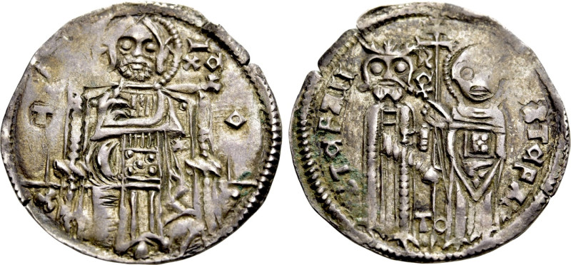 SERBIA. Stefan Uroš IV Dušan (1331-1355). Dinar. 

Obv: IC - XC / T - O. 
Chr...