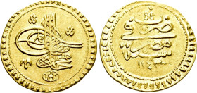 EGYPT. Mahmud I the Hunchback (1730-1754). Gold Findik. Misr (Cairo). Dated AH 1143