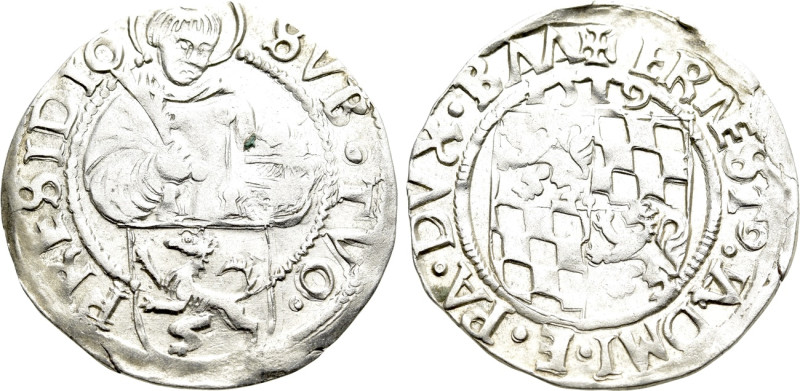 GERMANY. Passau. Ernst von Bayern (1517-1540). Batzen (1519). 

Obv: SVB TVO P...