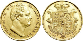 GREAT BRITAIN. William IV (1830-1837). GOLD Sovereign (1833). London