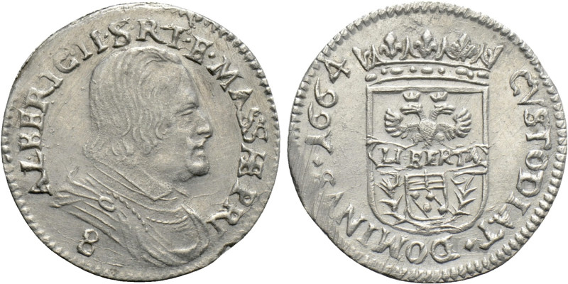 ITALY. Massa di Lunigiana (Duchi). Alberico II Cybo Malaspina.(1662-1667). 8 Bol...