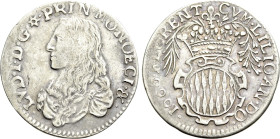 MONACO. Louis I Grimaldi (1662-1701). 5 Sols or 1/12 d'écu (1666)