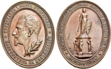 BULGARIA. Ferdinand I (1887-1918). Bronze Medal (1892). The agricultural exhibition in Plovdiv