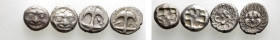 4 Greek Coins: Apollonia Pontica and Parion