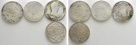 4 Islamic and Spanish Coins