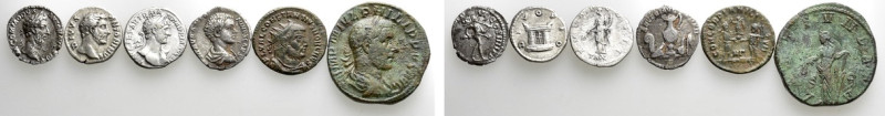 6 Roman Coins.

Obv: .
Rev: .

.

Condition: See picture.

Weight: g.
...
