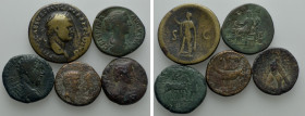 5 Roman Coins
