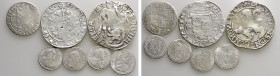 7 Coins of the 17th Century; France, Poland and Netherlands