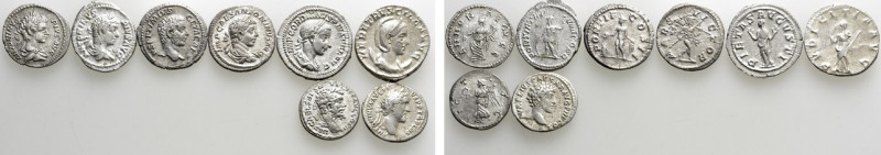 8 Roman Denarii.

Obv: .
Rev: .

.

Condition: See picture.

Weight: g....