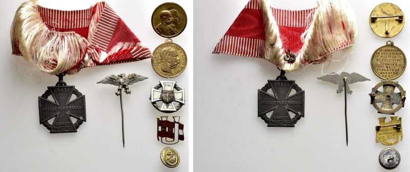 7 Decorations, Pins etc of the Time of WW 1; Austria, U-Boot Spendenabzeichen (S...