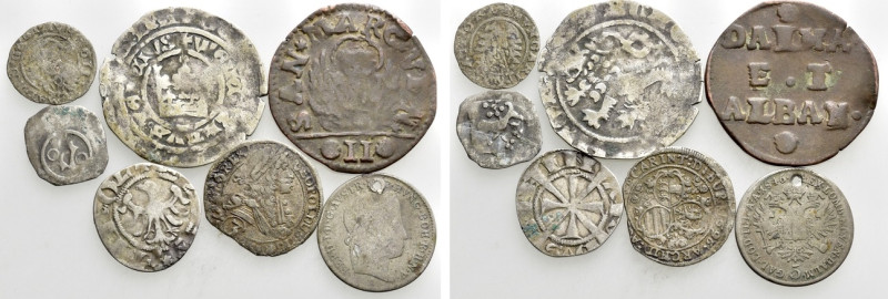 7 Medieval and Modern Coins; Bohemia, Tyrol etc. 

Obv: .
Rev: .

. 

Con...