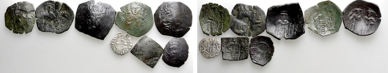 8 Late Byzantine and Medieval Coins. 

Obv: .
Rev: .

. 

Condition: See ...
