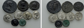 9 Roman Coins