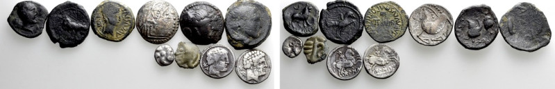 10 Coins of Celtiberian and Celtic Coins. 

Obv: .
Rev: .

. 

Condition:...