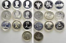 10 Silver Dollar Coins of Canada