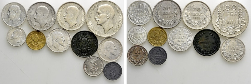 11 Coins of Bulgaria. 

Obv: .
Rev: .

. 

Condition: See picture.

Wei...