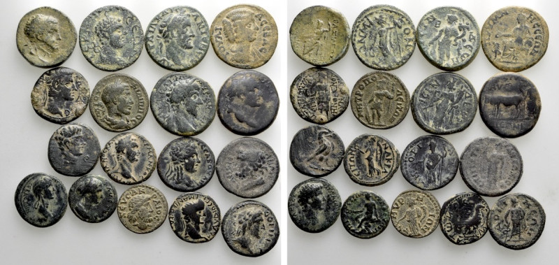 17 Roman Provincial Coins.

Obv: .
Rev: .

.

Condition: See picture.

...