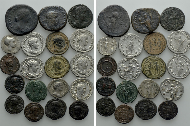 19 Roman Coins. 

Obv: .
Rev: .

. 

Condition: See picture.

Weight: g...