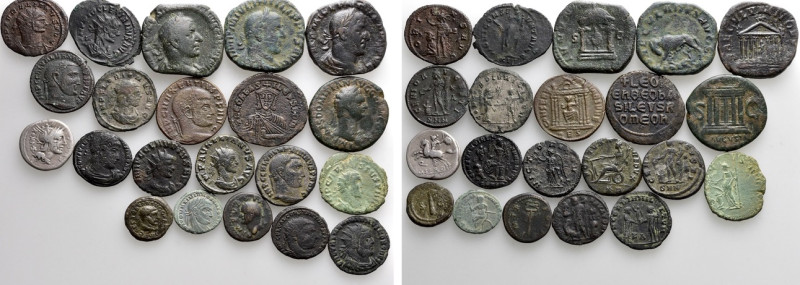 21 Roman and Byzantine Coins. 

Obv: .
Rev: .

. 

Condition: See picture...