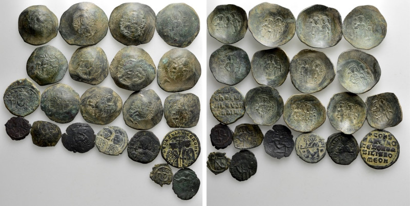 21 Byzantine Coins. 

Obv: .
Rev: .

. 

Condition: See picture.

Weigh...