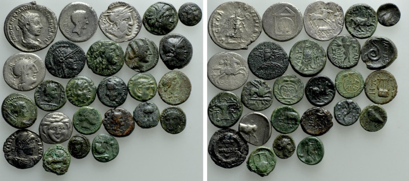 25 Greek and Roman Coins.

Obv: .
Rev: .

.

Condition: See picture.

W...