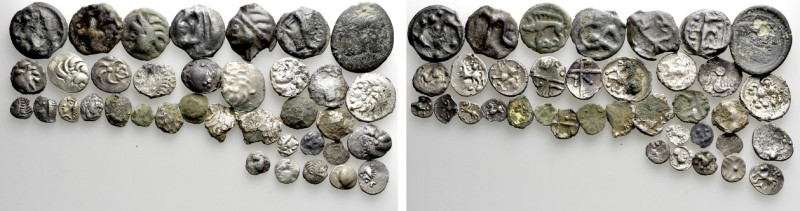 Circa 37 Celtic Coins. 

Obv: .
Rev: .

. 

Condition: See picture.

We...