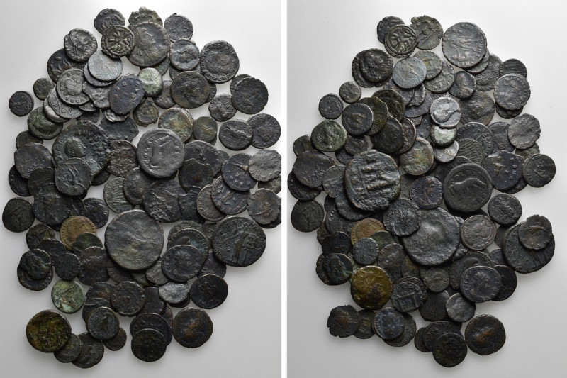 Circa 115 Ancient Coins; Mostly Roman. 

Obv: .
Rev: .

. 

Condition: Se...