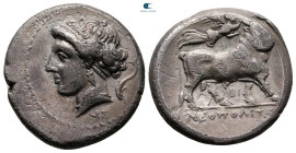 Campania. Neapolis circa 270-250 BC. Nomos AR