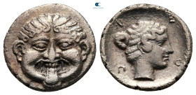 Macedon. Neapolis circa 424-350 BC. Tetrobol AR