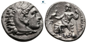 Kings of Macedon. Lampsakos. Philip III Arrhidaeus 323-317 BC. Struck under Leonnatos, Arrhidaios, or Antigonos I, in the name and types of Alexander ...