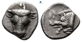 Phokis. Federal Coinage circa 457-446 BC. Obol AR