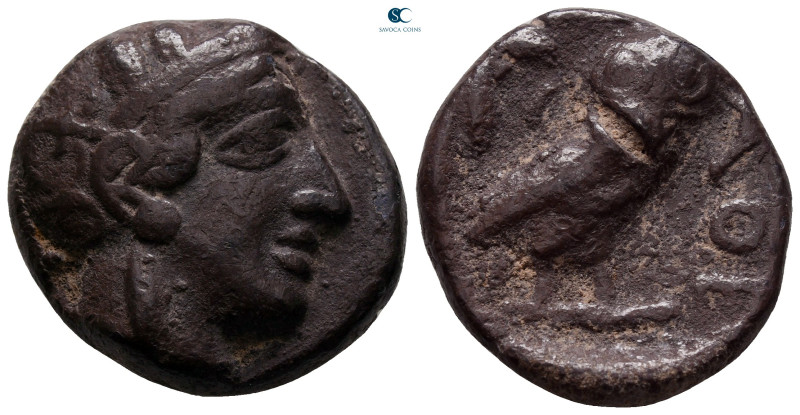 Attica. Athens circa 454-404 BC. 
Tetradrachm AR

25 mm, 17,13 g

Helmeted ...