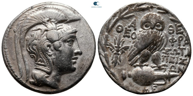 Attica. Athens circa 165-42 BC. Theophra, Sotas and Herakon, Peison. Struck 1362...