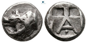 Argolis. Argos circa 480-460 BC. Triobol AR