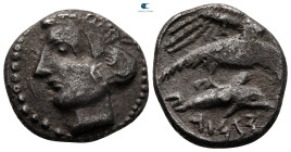 Paphlagonia. Sinope circa 330-300 BC. Contemporary imitation. Drachm AR