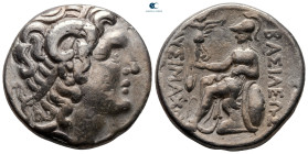 Bithynia. Kalchedon  circa 175-150 BC. In the name and types of Lysimachos of Thrace. Tetradrachm AR