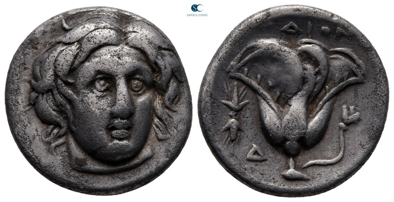 Islands off Caria. Rhodos circa 305-275 BC. 
Didrachm AR

20 mm, 6,58 g

He...